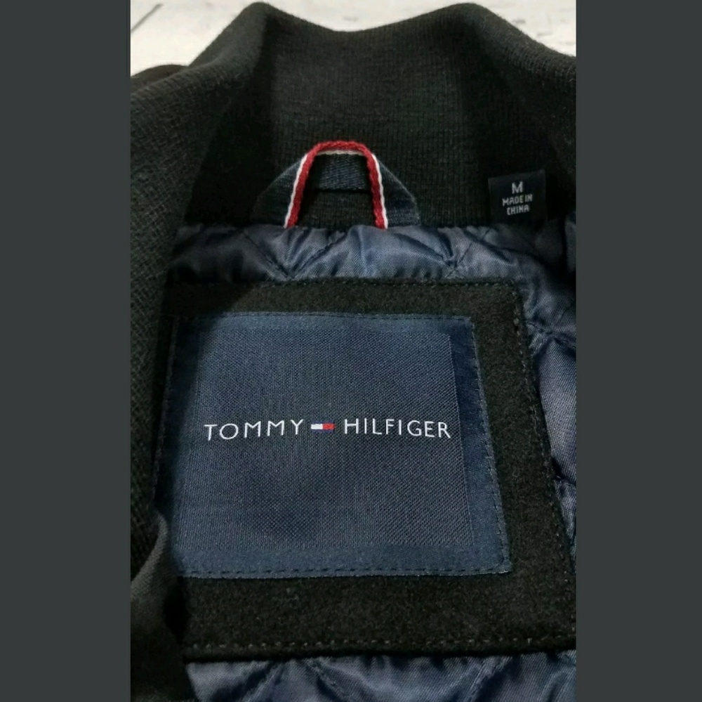Tommy Hilfiger Pea Coat Size Medium Wool - Picture 6 of 8